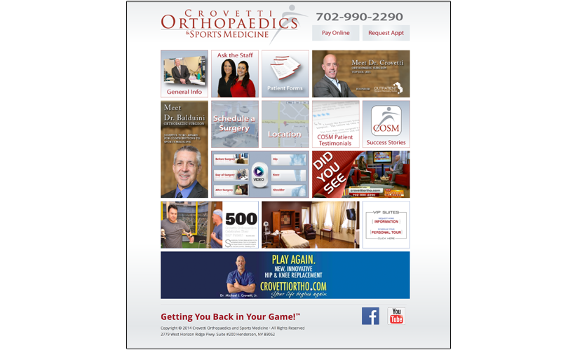 Crovetti Ortho homepage